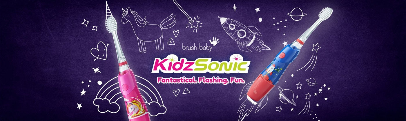 KidzSoniic Flashing Fun Electric Toothbrushes
