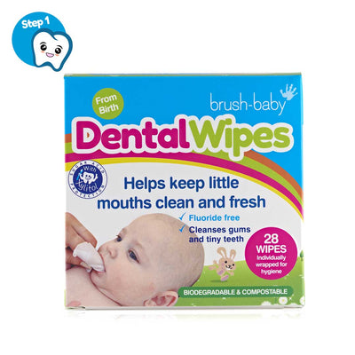 box of dentalwipes for babies