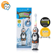 Brush-baby WildOnes Percy Penguin award-winning childrens rechargeable toothbrushes 